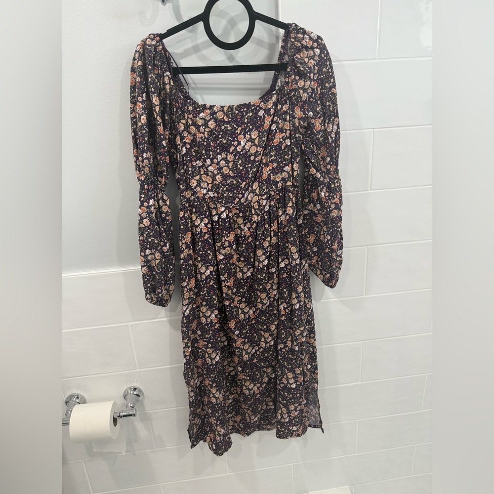 Floral Long Sleeve Dress
